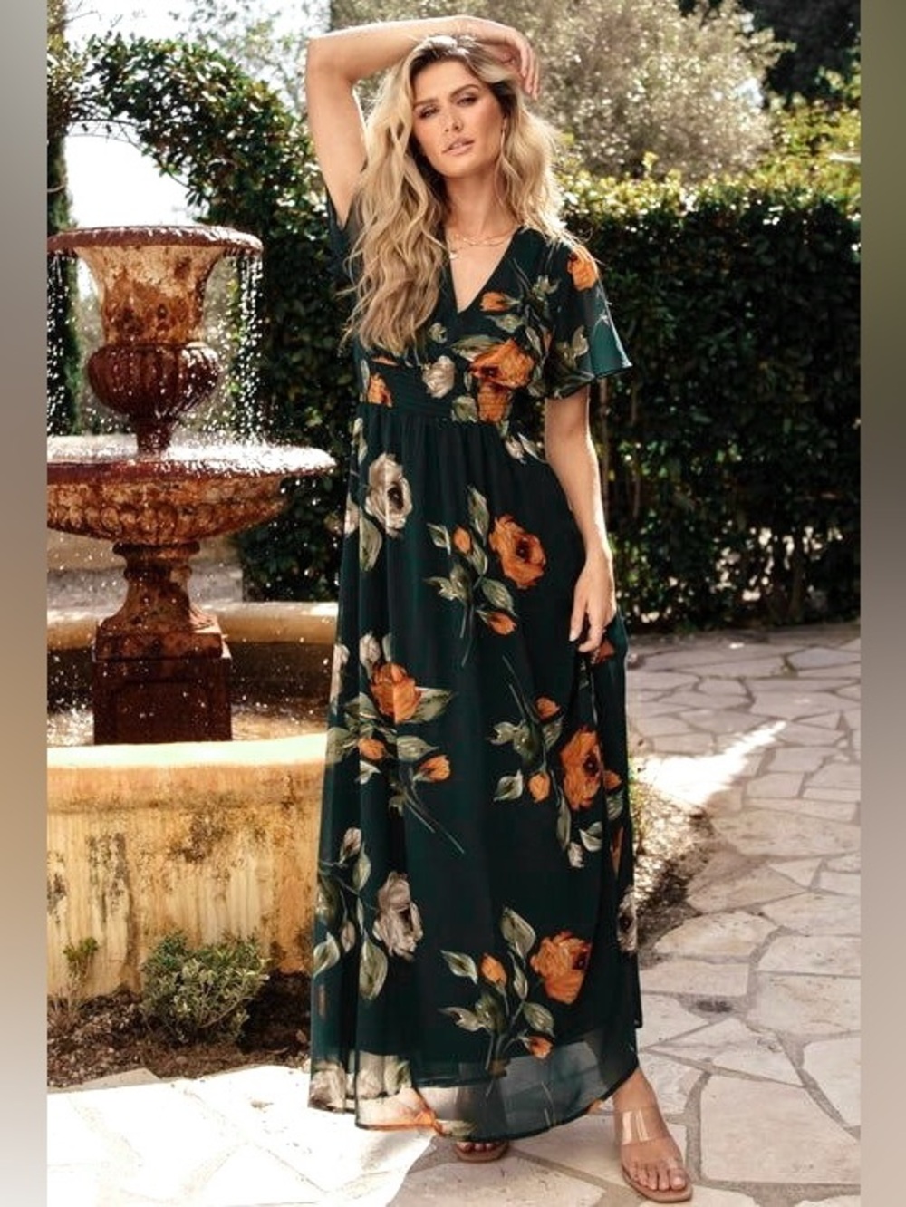 Baltic Born Birdie Floral Maxi Dress | Medium